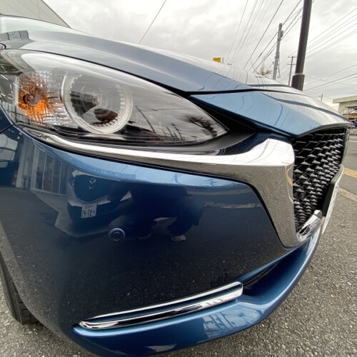 試乗したMAZDA2の写真