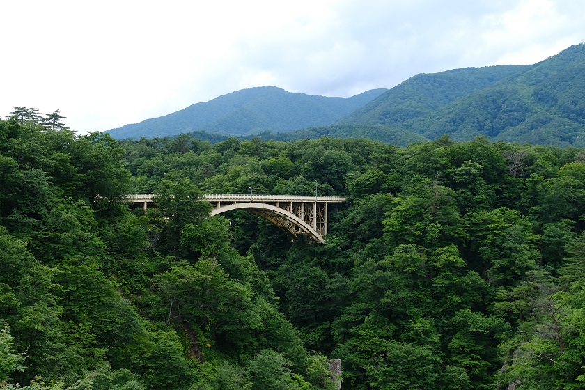 鳴子大橋の6月の写真