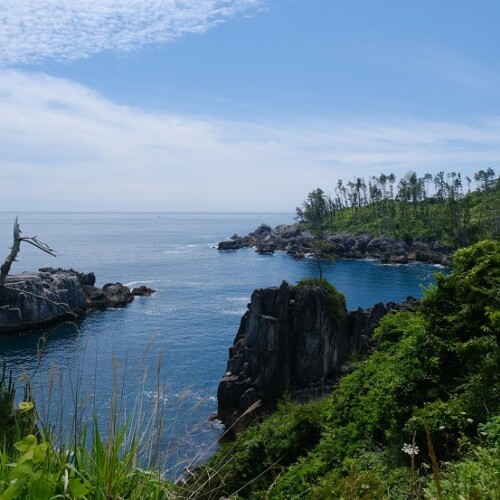 唐桑半島の夏の風景写真