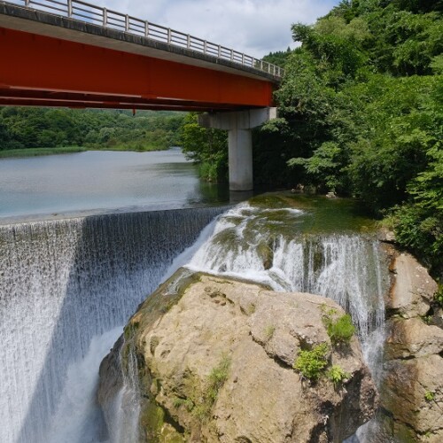 矢櫃ダムの夏の風景写真