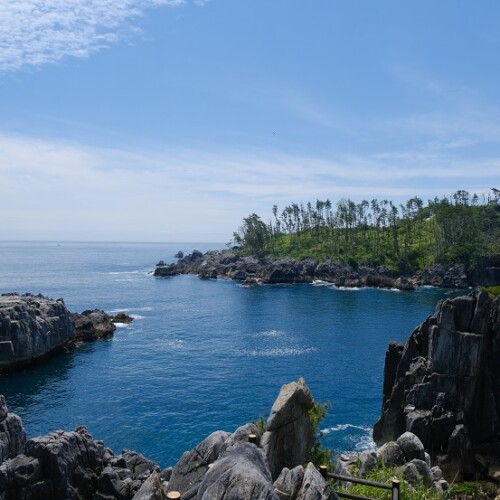 唐桑半島の夏の風景写真