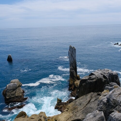 唐桑半島の夏の風景写真