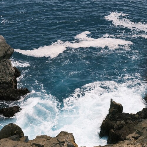 唐桑半島巨釜半造の夏の風景写真