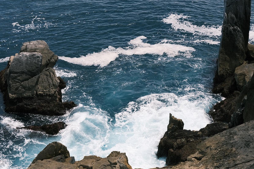 唐桑半島巨釜半造の夏の風景写真