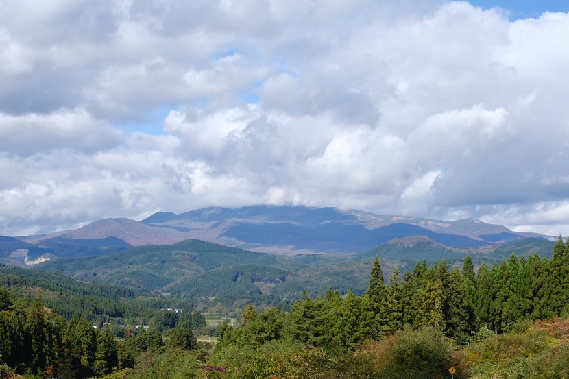 宮城県栗駒山の10月の風景写真