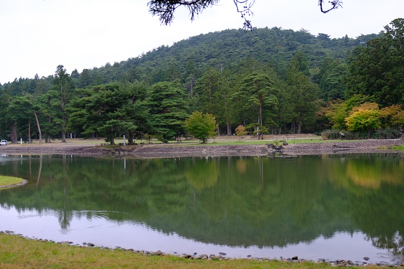 毛越寺の9月の風景写真