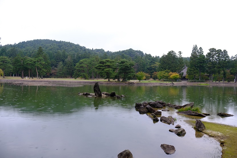 毛越寺の9月の風景写真