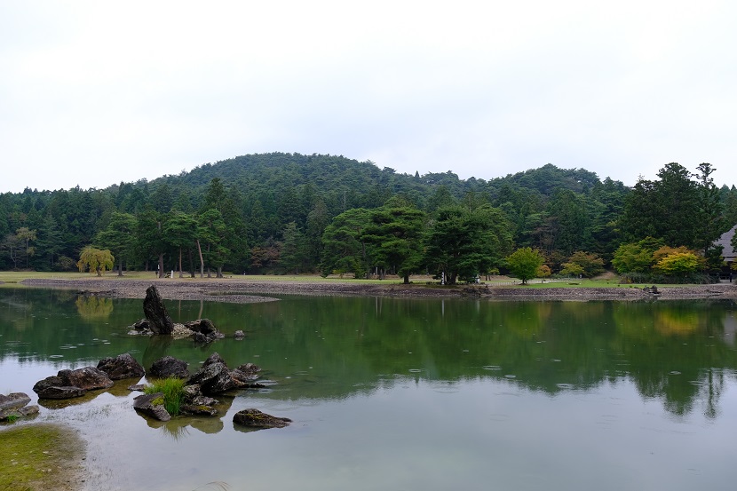 毛越寺の9月の風景写真