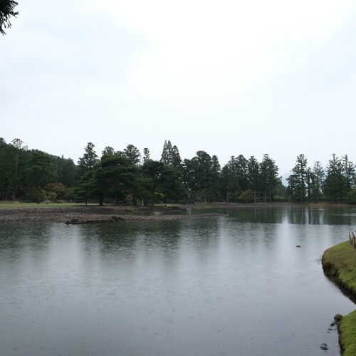 毛越寺の9月の風景写真