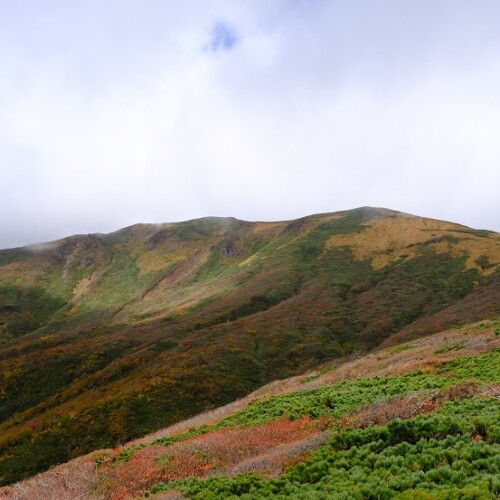 栗駒山の紅葉の写真