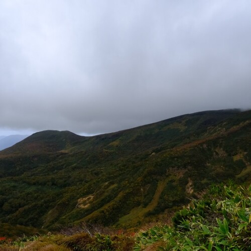 栗駒山の紅葉の写真