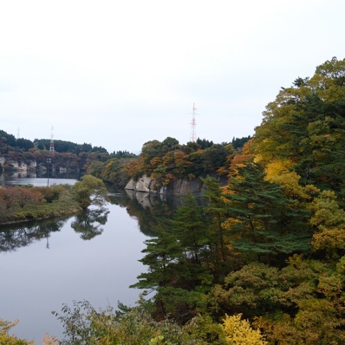 陸の松島の写真