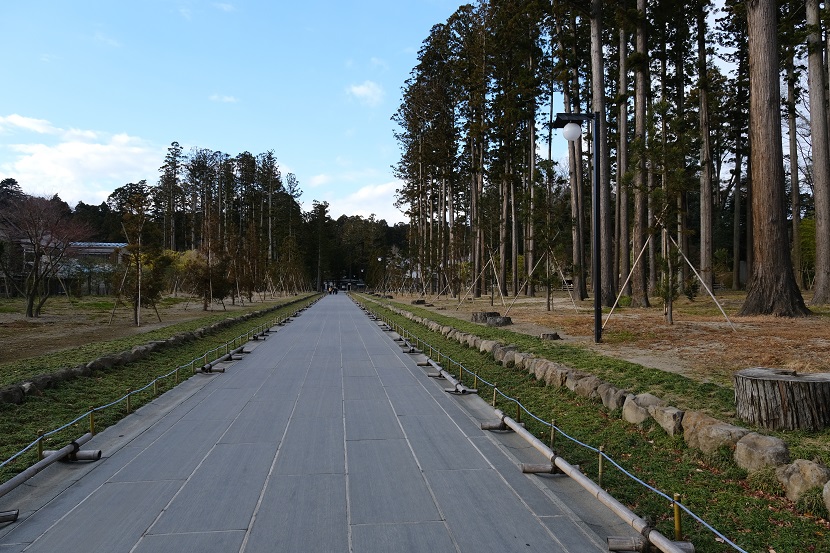 松島瑞巌寺の12月の風景