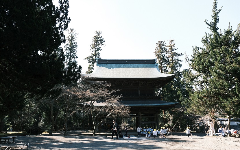 円覚寺の1月の風景写真