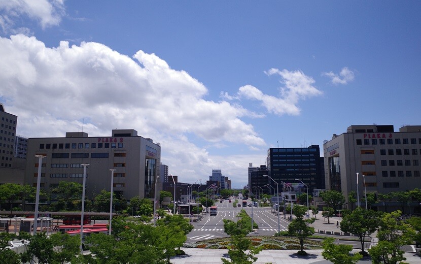 新潟駅の新幹線ホームの写真