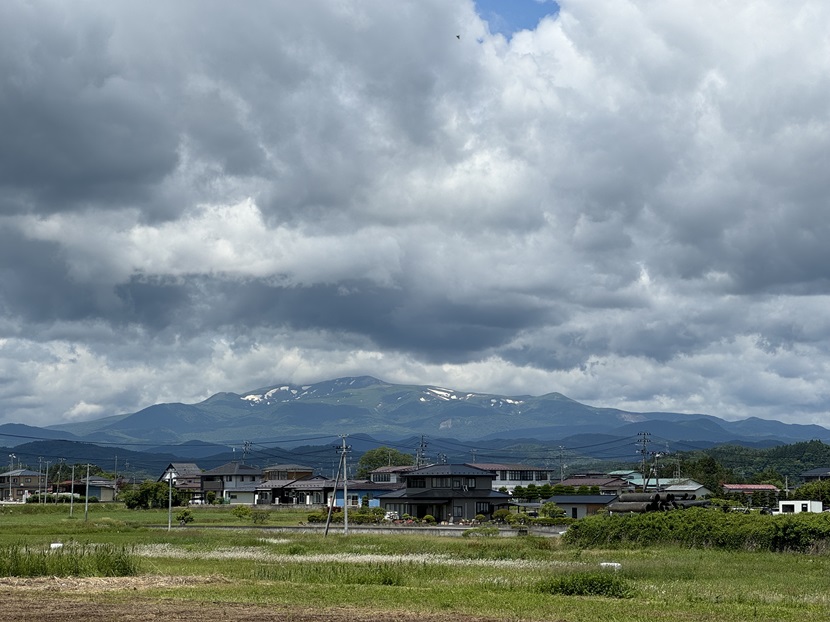 栗駒山の6月の風景